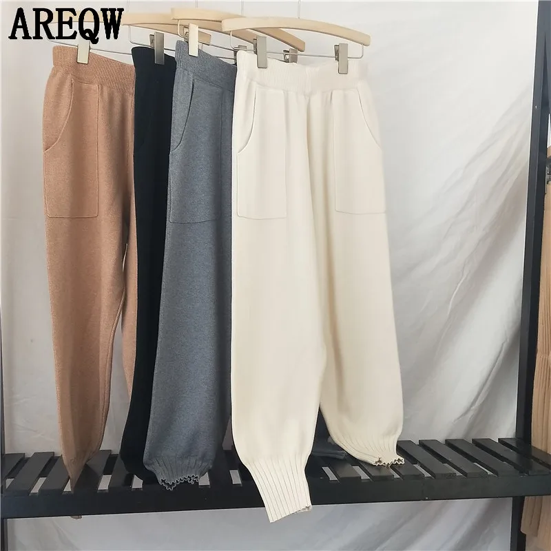 Autumn Winter Women Pants Sweat Pants Casual Warm Soft Streetwear Harem Pants Autumn Winter Women Pants Sweat Pants Casual Warm Soft Streetwear Harem Pants