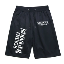 Students Casual High Quality Trousers Summer Fashion Sports Breathable Pants Stranger Things Print Short Pants