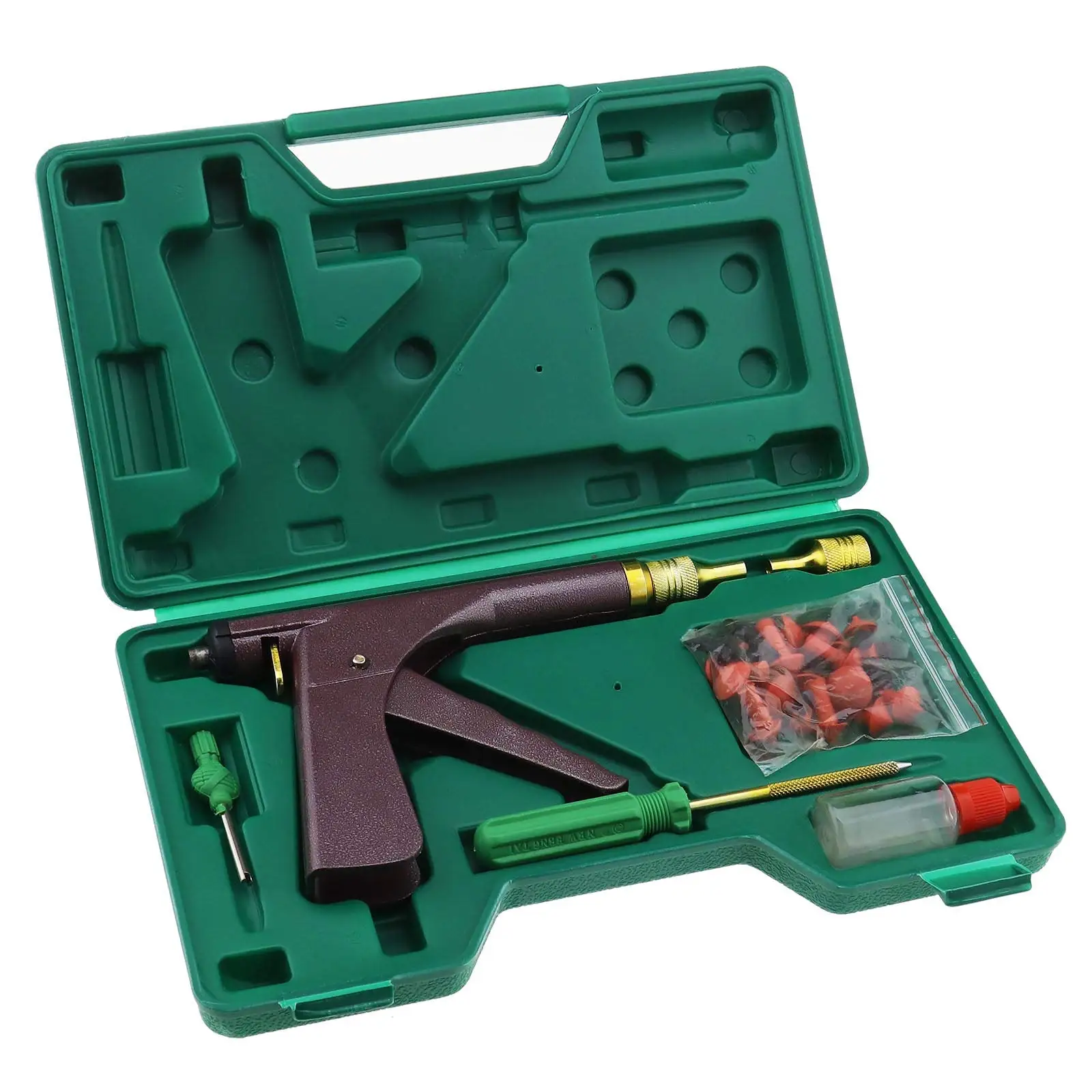 power tool combo sets Tubeless Car Wheel Vacuum Tyre Repair Tool Kit Vacuum Tire Repair Gun Kit with Mushroom Plugs trim removal tool set