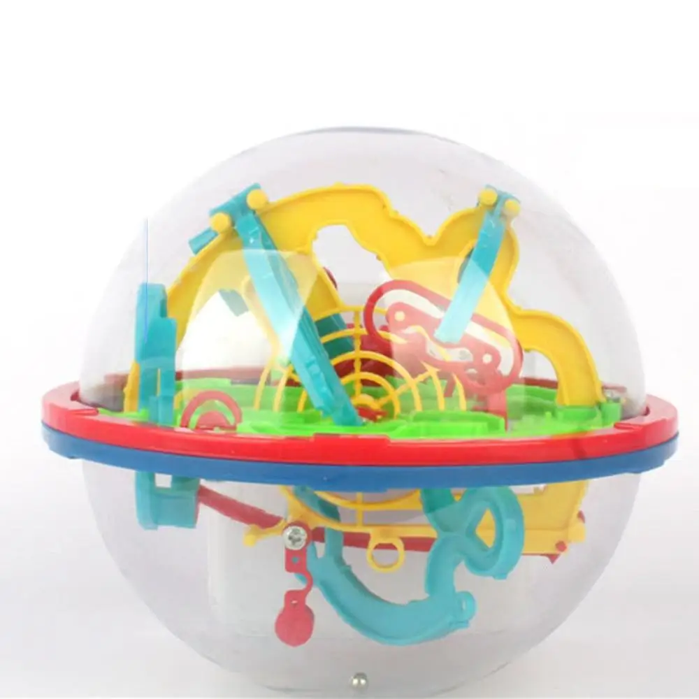 3D волшебный лабиринт интеллект катящийся шар головоломка Лабиринт шар Сферический баланс логическая способность для детей подарок на день рождения