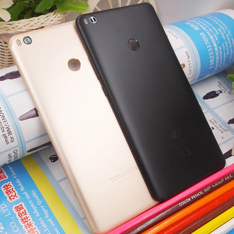 Подарок+ для Xiaomi Mi Max 2 Max2 крышка батареи задняя батарея корпус крышка двери чехол+ боковые кнопки Замена