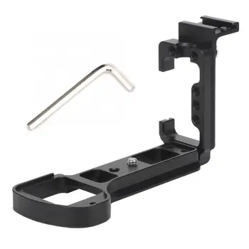 

A6500C Aluminium Alloy L Shape Quick Release Plate Hand Grip Bracket with Hot Shoe Mount for Sony A6500 CE-6500