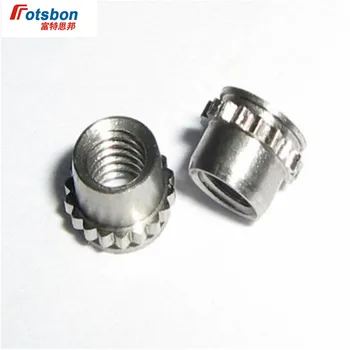 

FEX-M5-15 Miniature Non Locking Fasteners Thread Locking Torque Server Cabinet Inserts Sheet Metal Rivet Nuts Inox PEM Standard