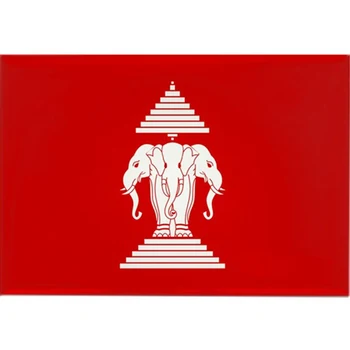 

Old Laos Laothian 3 Elephant Flag 3x5FT banner 100D 150X90CM Polyester brass grommets custom,free shipping