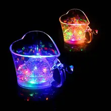 7 цветов жидкий активный светодиодный шампанского питьевой стеклянный Кубок клуб подарок на день рождения