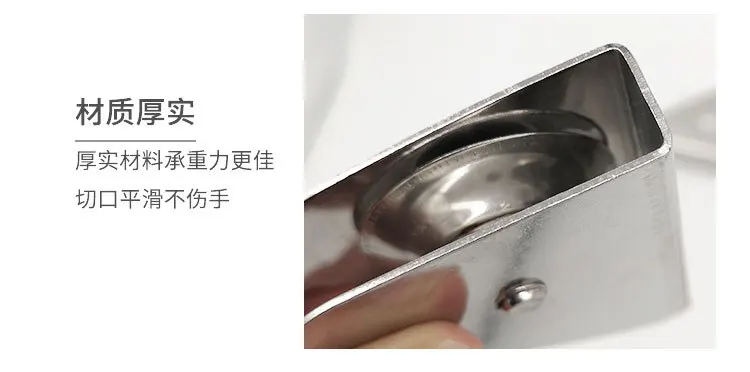 Factory Price Direct Selling Stainless Steel Flagpoles Roller Welding Square Truckle Wire Rope National Flag Triangular Large Ro