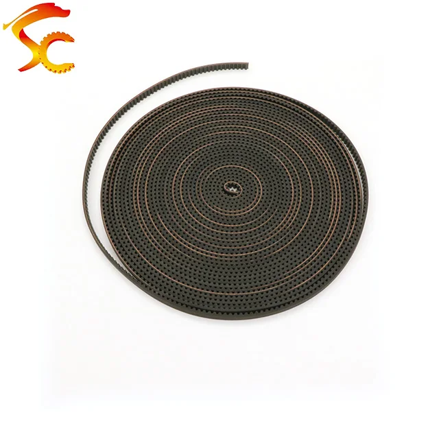 

High quality 5Meters/lot GT3 6mm width open ended rubber timing belt for laser engraving CNC machines Free shipping(3GT 6MM)