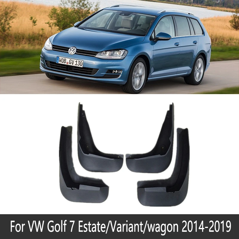 Брызговик для VW Golf 6 7 MK6 MK7 Estate vagon вариант 2009~ Брызговики аксессуары 2010 - Название цвета: 2014-2019 MK7