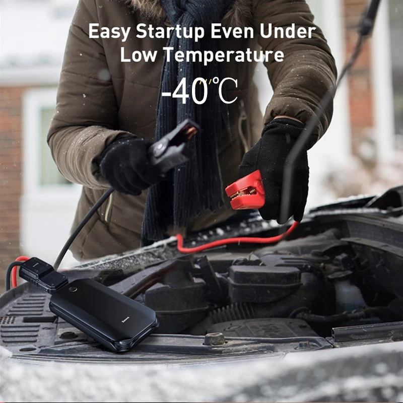  Baseus Super Power Car Jump Starter Power Bank 800A Portable Car Battery Booster Charger 12V Starti