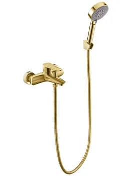 

Profsan псм-303-1 steel Gold, stainless steel bath faucet (plating gold, short spout)