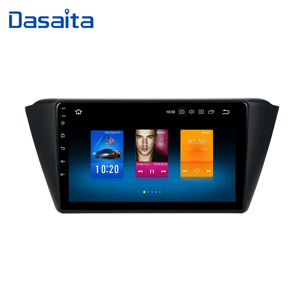 

Dasaita Android 9.0 Radio 1 din 9" IPS Screen Car Multimedia Player for Skoda Fabia 2015 GPS Navigation Bluetooth MP3 TDA7850