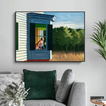 Paintings by Edward Hopper Printed on Canvas 4