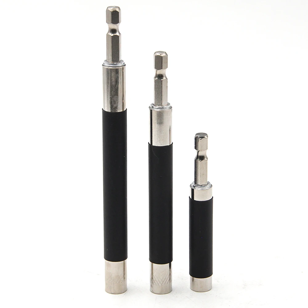 

3Pcs 1/4 Inch Hex Bit Tip Holder Screwdriver Bit Extension Bar screwdriver 80MM120MM 140mm telescopic shank connecting piece