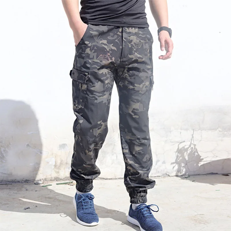 Men Outdoor Camouflage Military Tactical Pants Breathable Waterproof