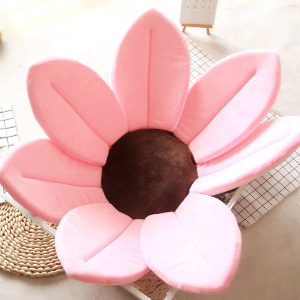 

Babies Bath Cushion Four and Seven Petals Flower Mats Sunflower Cushion Mat Non-slip and Soft Newborn Products Baby Care