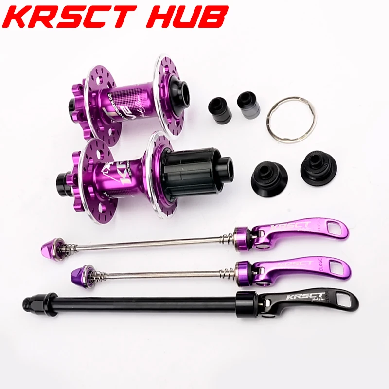 KRSCT Vorne Hinten Hub 32 велосипедный QR Thru Achse 5 Lager 6 Verriegelungen 72 Klicks AM FR MTB горный велосипед
