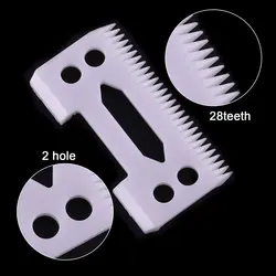100 шт./лот 28 зубьев машинка для стрижки волос лезвия керамические резаки для оптовой продажи