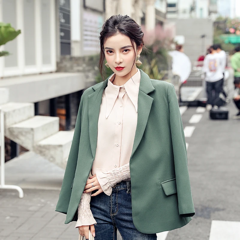 Утягивающий костюм со шнуровкой на талии, модные женские блейзеры и куртки с отложным воротником, Великолепная женская уличная одежда, повседневные женские блейзеры