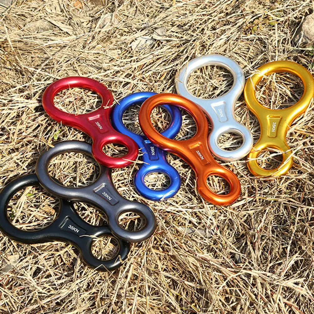 MeterMall Outdoor Climbing Descender 8-Shape Descent Control Device for Rock Climbing