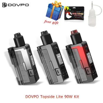 

Dovpo Topside Lite 90W Squonk TC Box Vape Kit with Variant RDA&0.96inch OLED Screen by 21700/20700/18650 Battery VS Topside Dual
