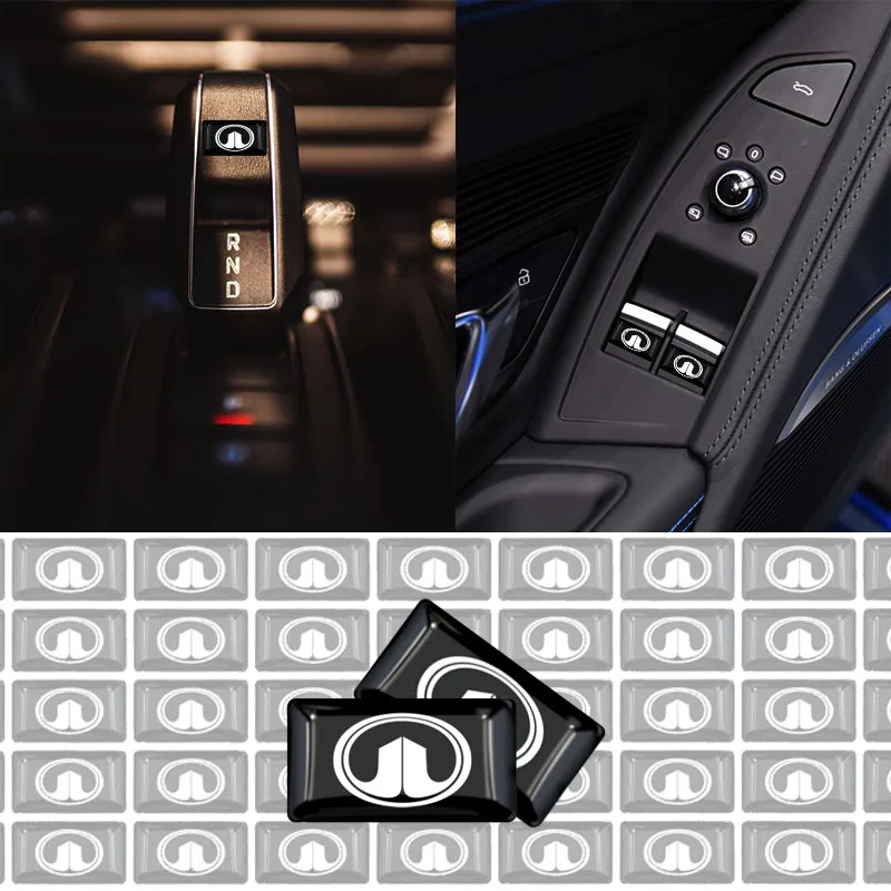 10/50pcs Car Badge Universal Door Steering Wheel Lift Window Button Stickers for Great Wall Hover H3 H5 H6 H7 H9 H8 H2 M4 SC C30 |