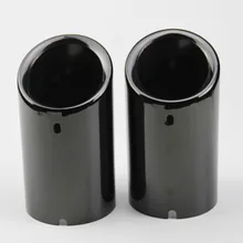 1 шт. 304 титановые черные S-LINE из нержавеющей стали, стильные выхлопные трубы для A1 A3 A4L A5 A6L Q3 Q5 Q7 A8, глушитель выхлопного наконечника автомобиля