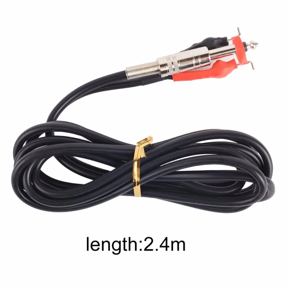 2019NEW Good Connection Silicone Tattoo Clip Cord For Tattoo Machine Gun Power Supply Accessory Wear-resistant Clip Cord 2.4m