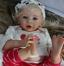 Kit de poupée Reborn de 20 pouces, édition limitée vendue, douce au toucher, avec corps et yeux, jouets pour enfants 