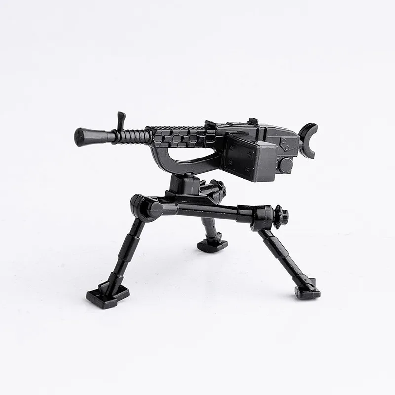 Construction Blocks Building Blocks WW2 Military Weapon Building Blocks Maxine U.S. M1919A4 Heavy Machine Guns Japanese Army Figure Accessories Educational Toy C237