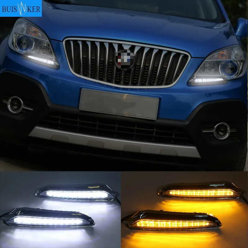 

For Buick Encore Opel Mokka 2012 2013 2014 2015 LED DRL Daytime Running Light Driving Daylight Signal lamp Styling