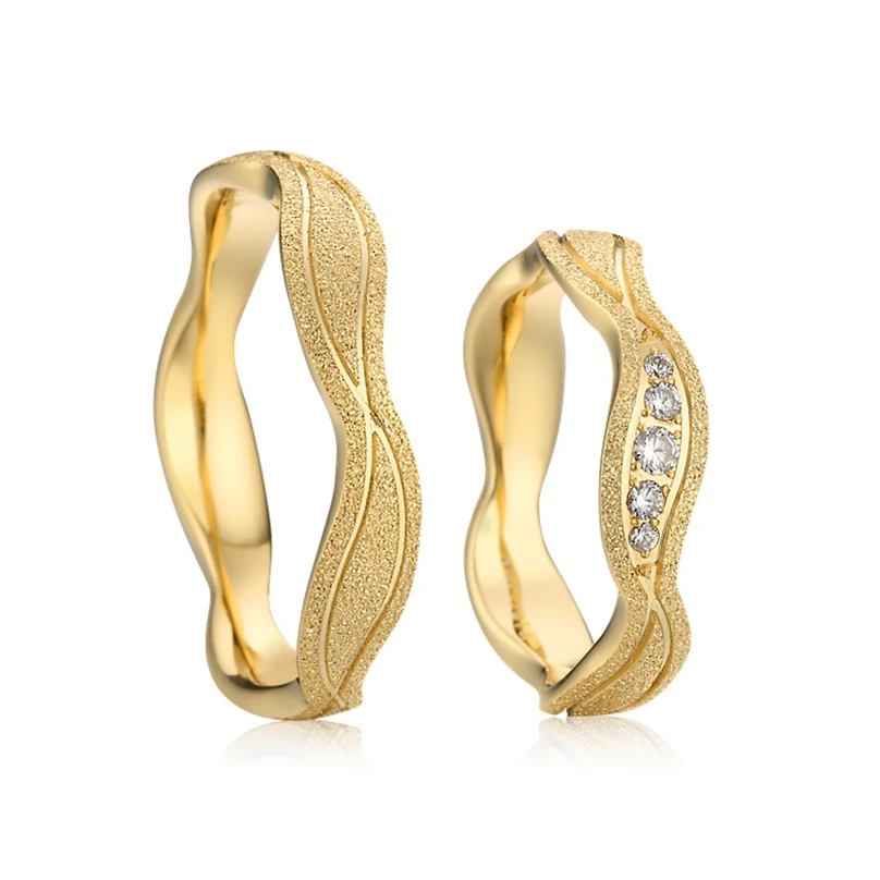 100 шт оптом пользовательские кольца для женщин his and Her Jewellery