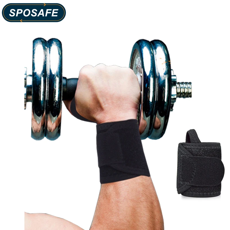 

SPOSAFE 1Pcs Wrist Guard Band Brace Support Carpal Tunnel Sprains Strain Gym Strap Sports Pain Relief Wrap Bandage lightweighted