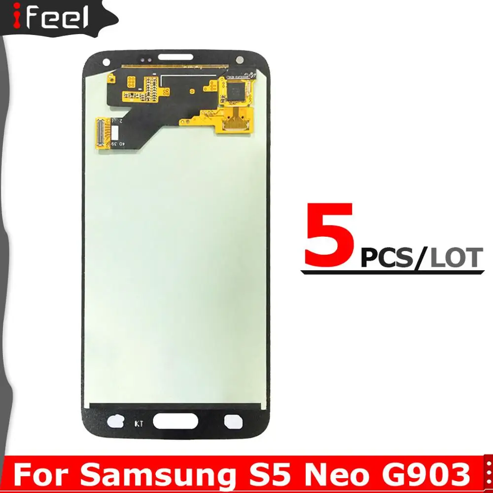 5 шт./лот Super AMOLED жк дисплей для Samsung Galaxy S5 NEO SM G903M G903 G903F сенсорный экран дигитайзер