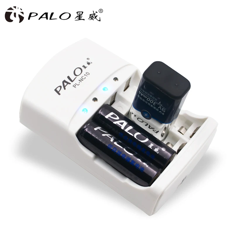 Аккумуляторная батарея PALO 801 6 шт. 9 В 300 мА/ч nimh аккумулятор выделенный 2 слота