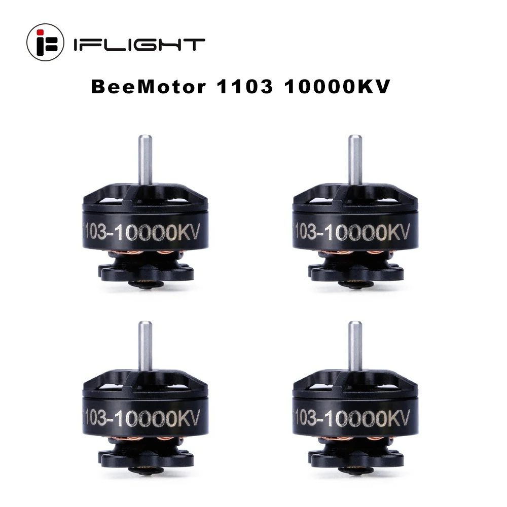 

iFlight BeeMotor 1103 10000KV 2-3S Micro Brushless Motor for CineBee 75HD Whoop frame drone kit