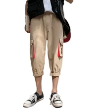 Мужские повседневные летние шорты с несколькими карманами, свободные хип-хоп шорты, повседневные укороченные брюки, мужские Компрессионные шорты размера плюс