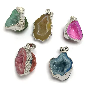 

Natural Stone Irregular Shape Pendants Fashion Crystal Pendant for Jewelry Making Supplies Diy Necklace Accessories size 18x28mm