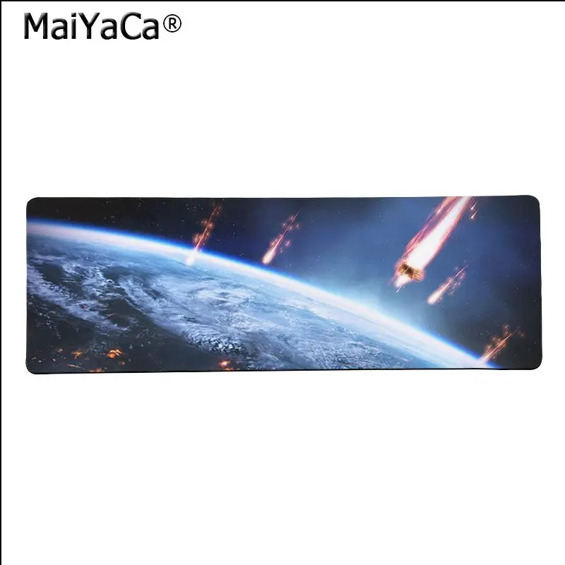 Lock Edge 30x80cm Maiya высокое качество метеорит комета Метеор планета красивый коврик для мышки в стиле аниме большой коврик для мыши клавиатуры коврик - Цвет: Lock Edge 30x80cm