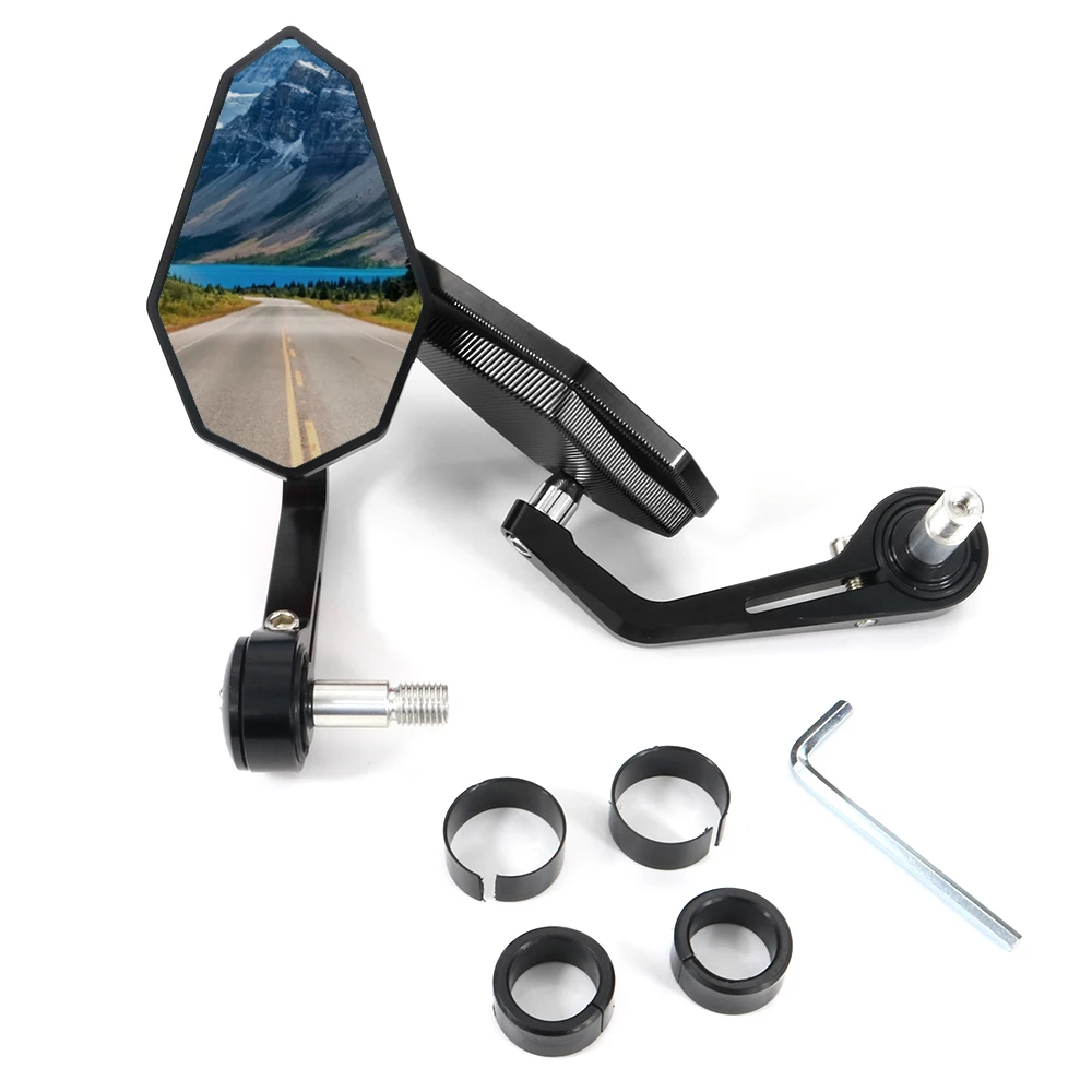 Мотоцикл Cafe Racer ЧПУ Ручка Бар боковые зеркала заднего вида Зеркало Подходит для BMW