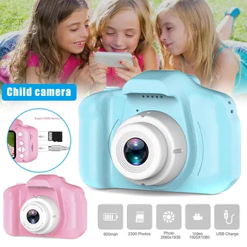 

Mini Digital Children Camera Toys 2 Inch HD Screen USB Chargable Gift for Kids PUO88