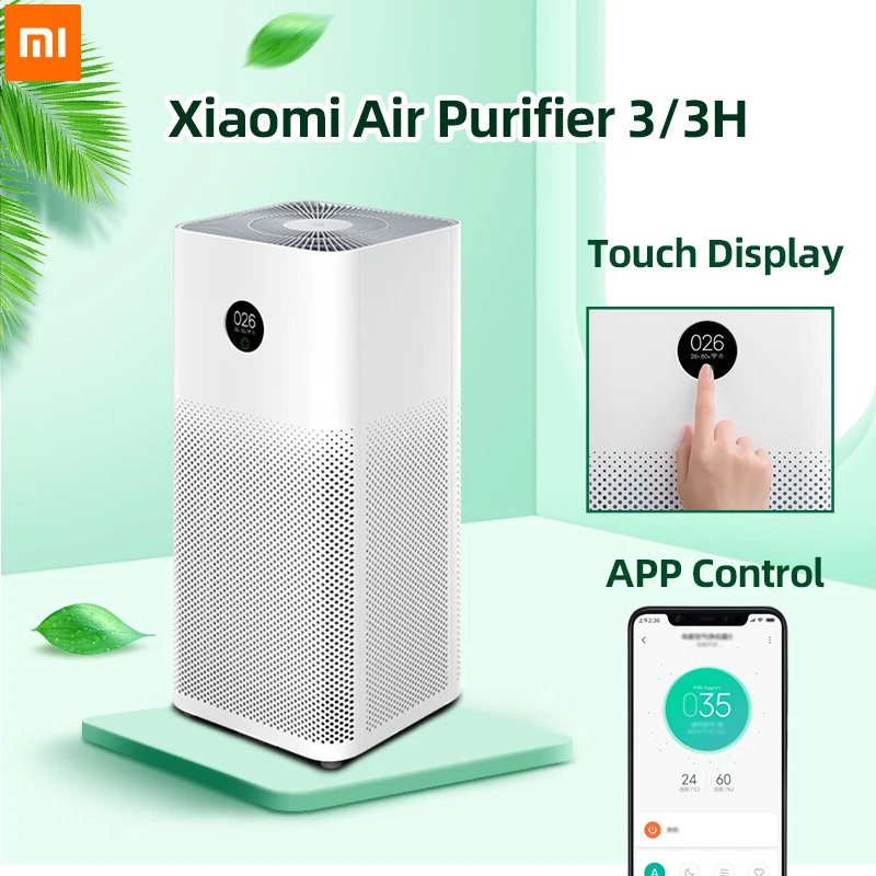 Xiaomi очиститель воздуха 3 фильтра mi Свежий Озон для дома Авто Дым формальдегид