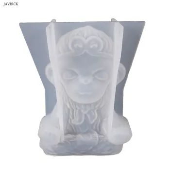 

DIY Crystal Epoxy Mould Cartoon Monkey King Mold Car Decoration Silicone Pendant Casting Molds