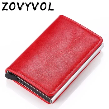 

ZOVYVOL Blocking Wallet RFID Credit Card Holder Black Card Holder Aluminum Slim Metal Card ID Holder Dropshipping