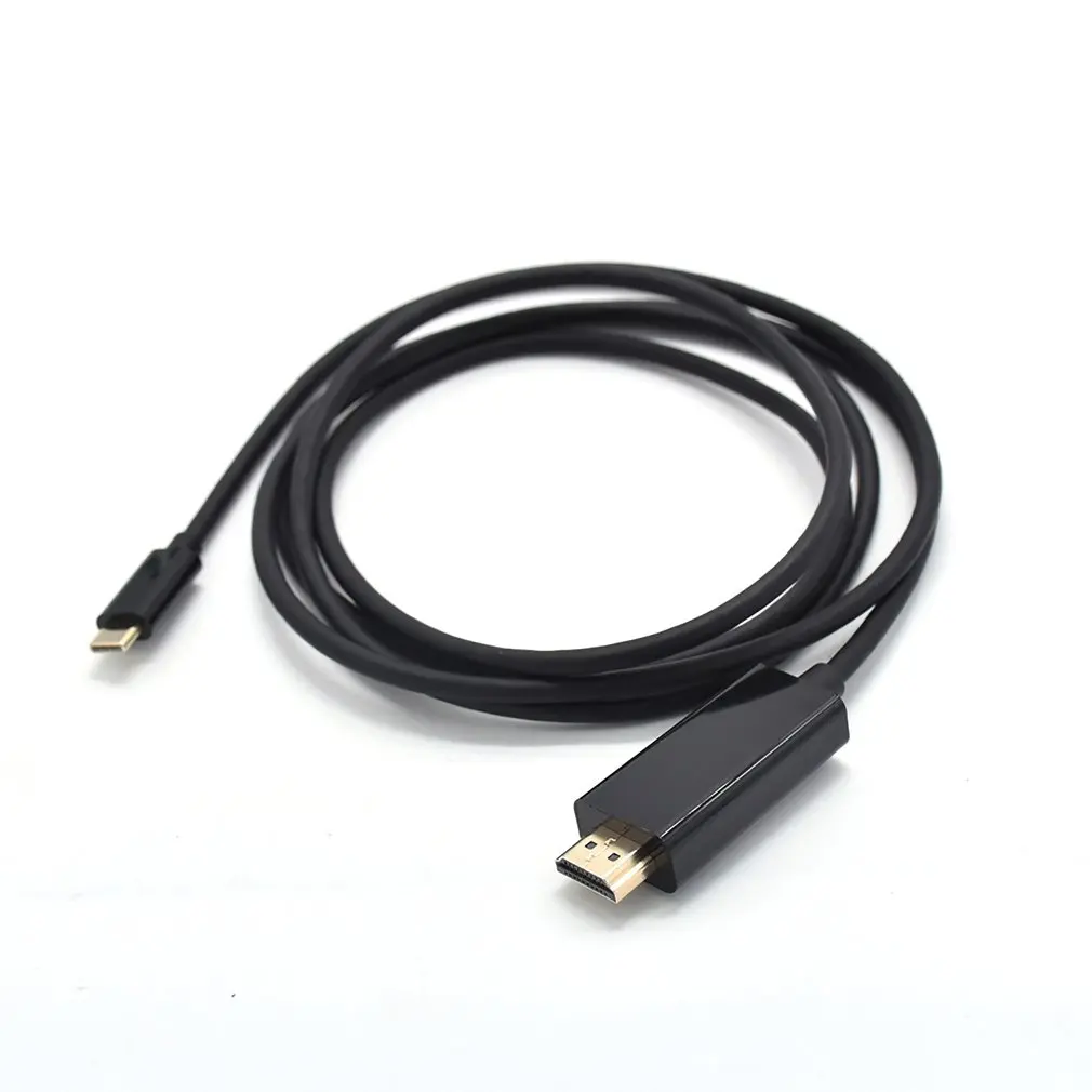 Видео кабель типа c к HDMI USB C USB 3,1 к HDMI Кабель 1,8 м 4 к x 2 к USB 3,1 к HDMI поддержка 4 к 1,8 м usb c hdmi