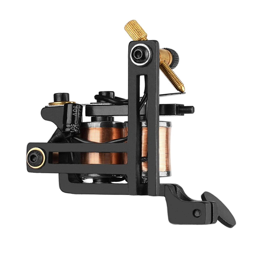 Coil Tattoo Machine  12 Wrap Coils For Liner Shader Iron Tattoo Supplies