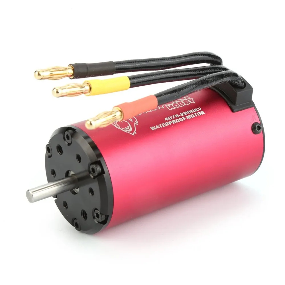 SURPASSHOBBY KK 4076 2200KV бесщеточный двигатель 2S 3S 4S для 1:8 RC Дрифт гоночный автомобиль водонепроницаемый безсенсорный грузовик часть
