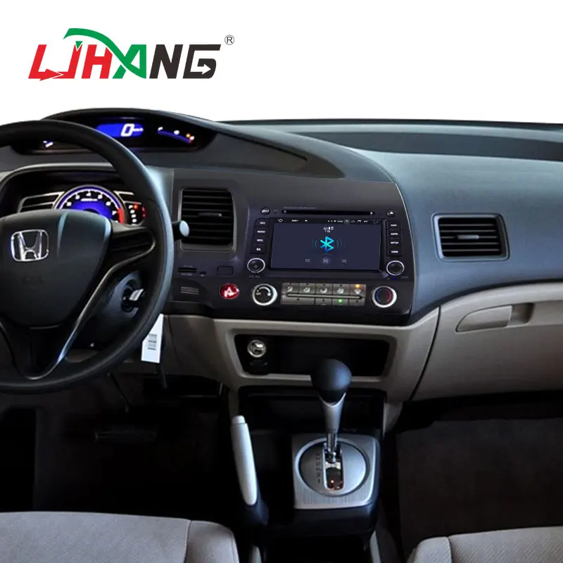 LJHANG Android 10 автомобильный Радио плеер для HONDA CIVIC 2006 2007 2008 2009 2010 2011 Мультимедиа WIFI GPS