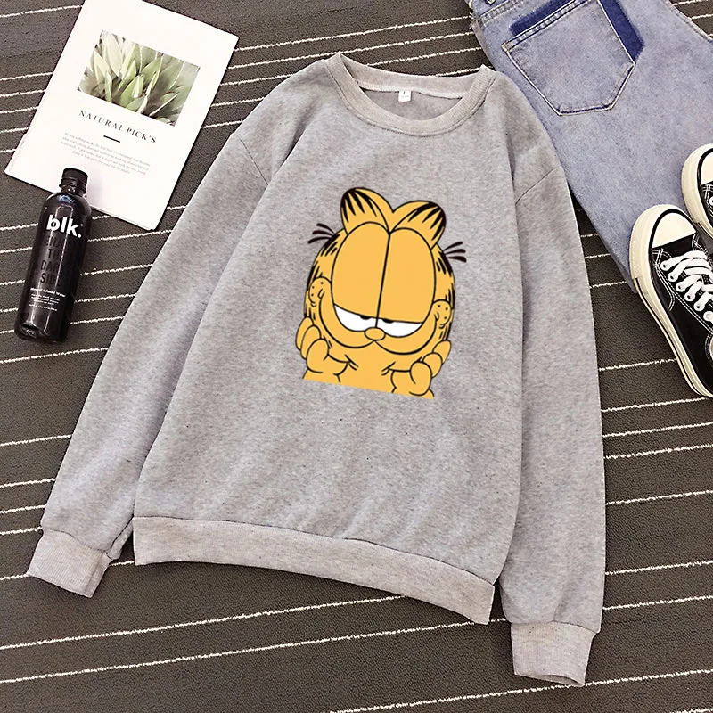 Для женщин Harajuku Толстовка с капюшоном и героями мультфильмов, милая Толстовка пуловер спортивный костюм эстетическое уличная Kawaii худи свободного кроя из Лидер продаж;