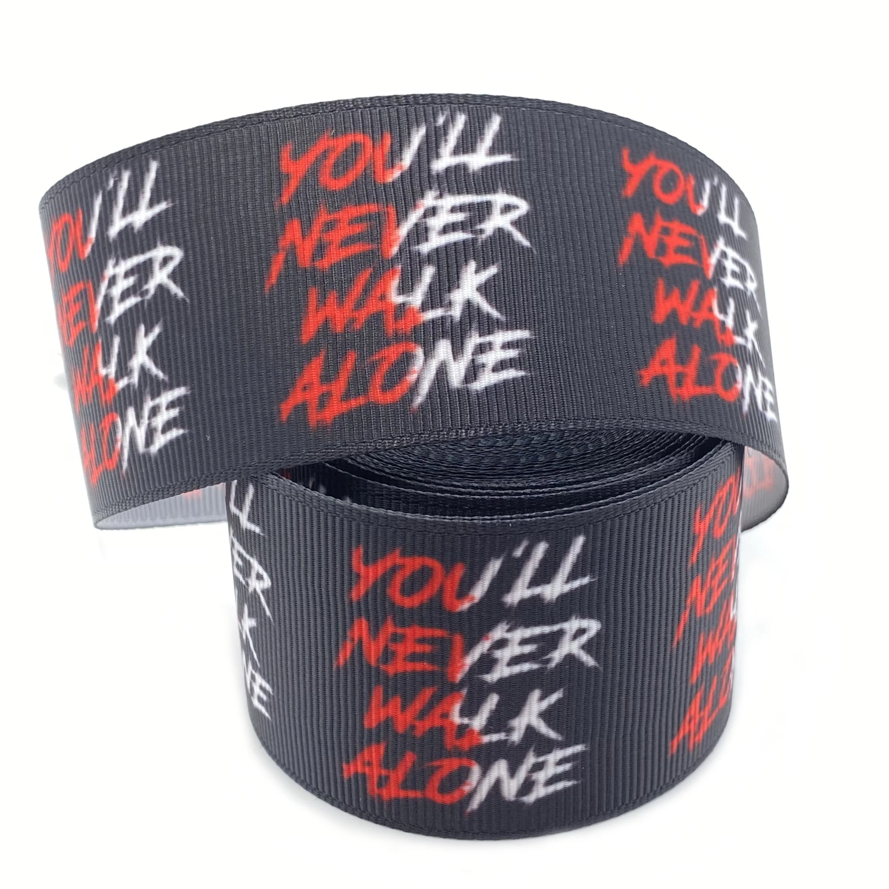 Напечатанная лента Grosgrain вы никогда не будете ходить в одиночестве для