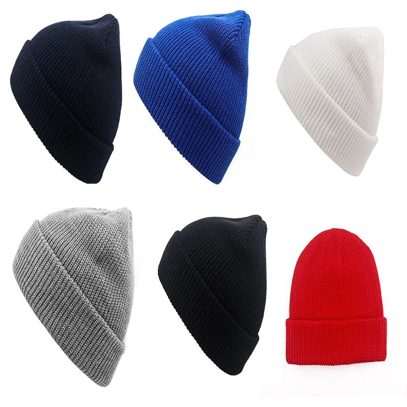

Europe and the United States foreign trade original autumn and winter Outdoor acrylic fiber versatile basic knit hat